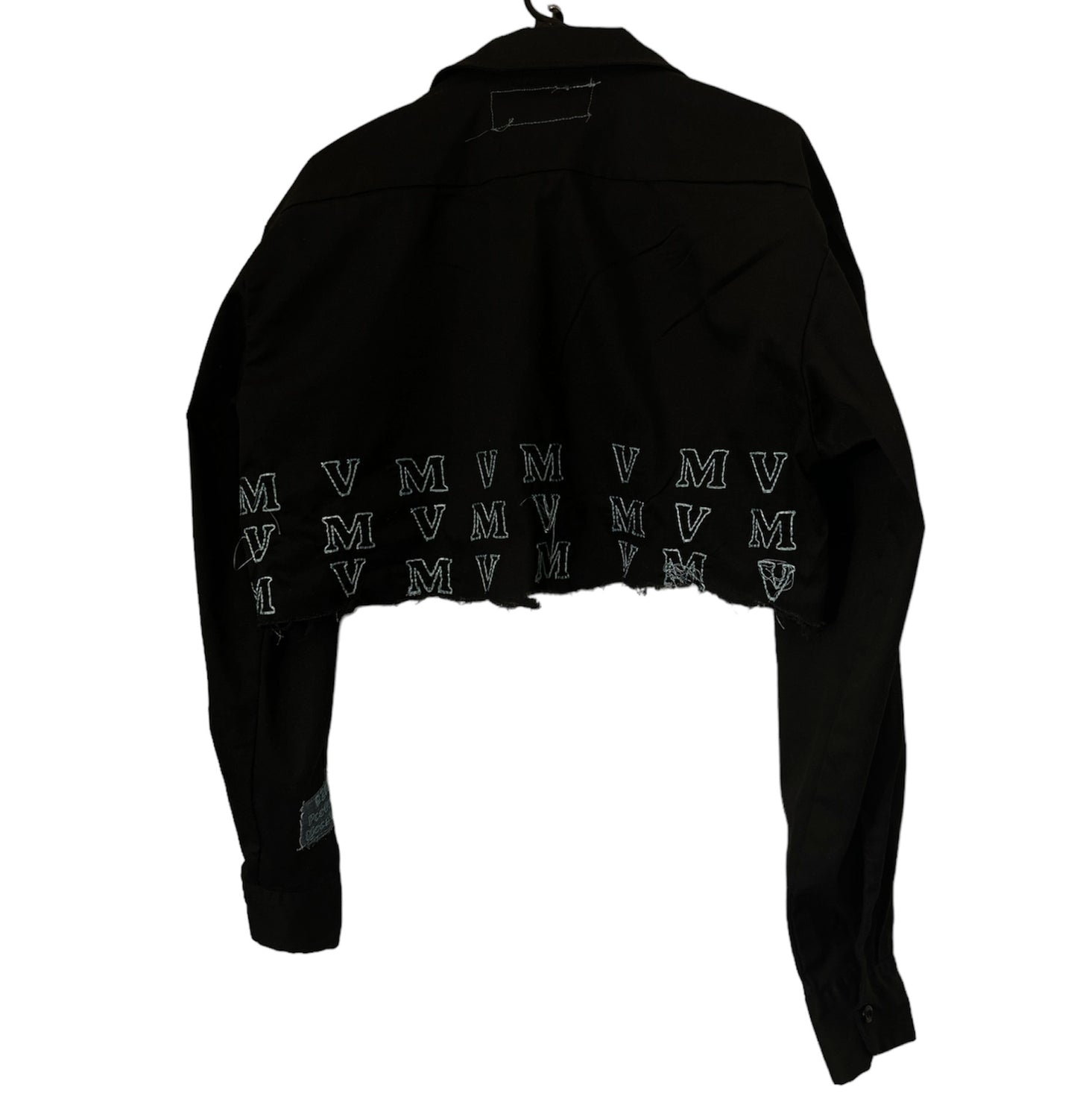 MVM Embroidered Cropped Button Up(long-sleeve)