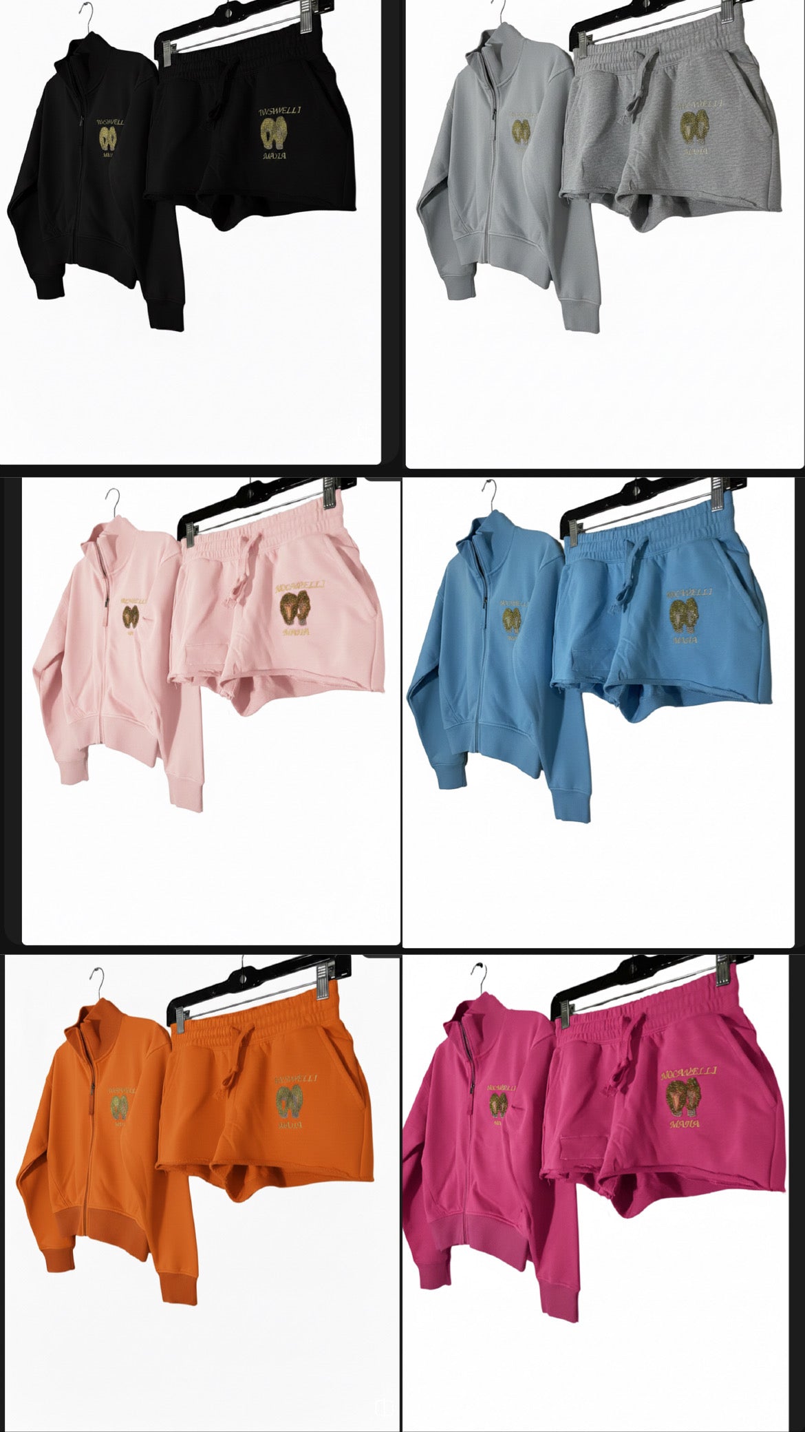 Mahanian Beaded Short Set