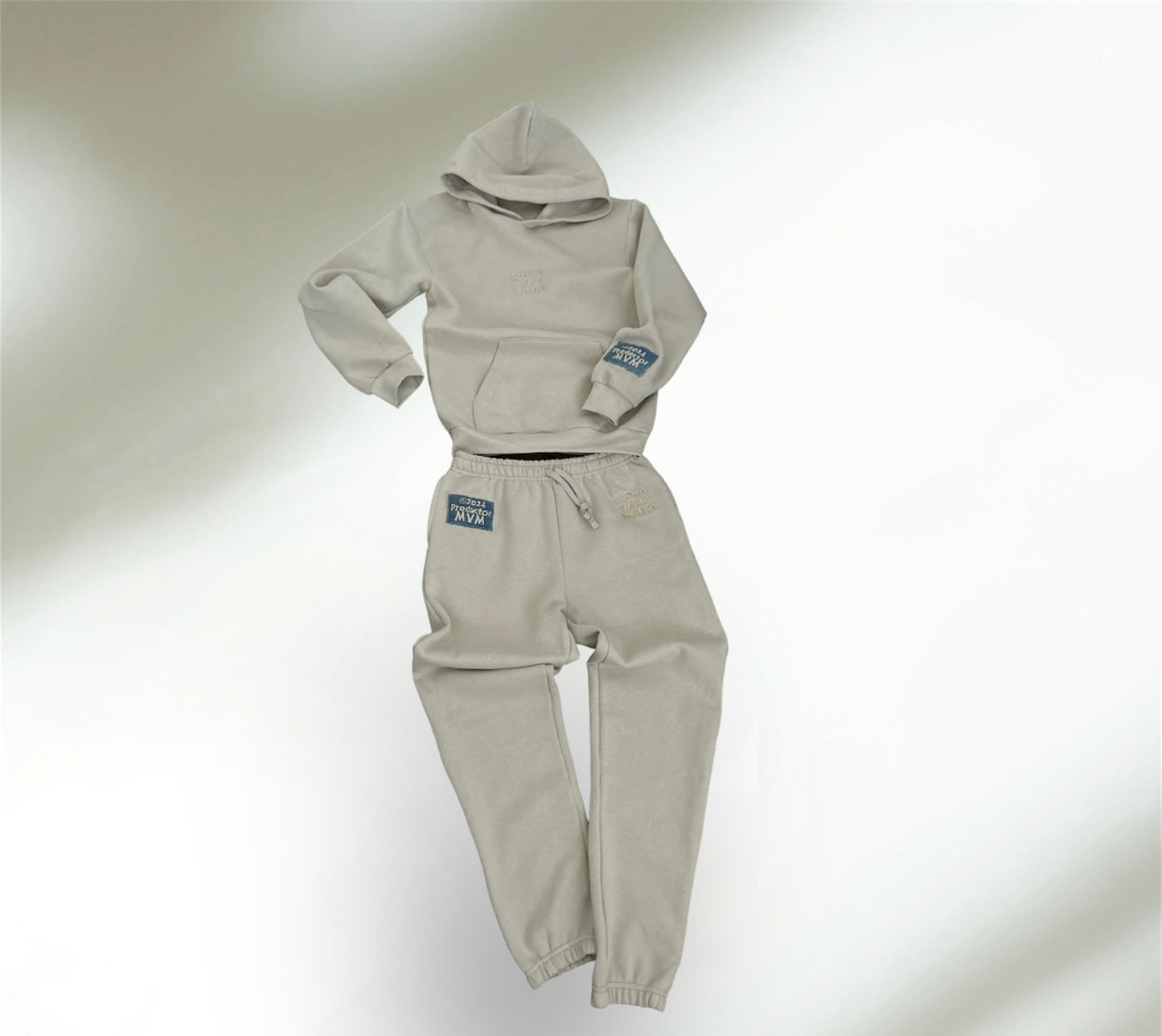 MVM Embroidered Pullover Set (BONE)