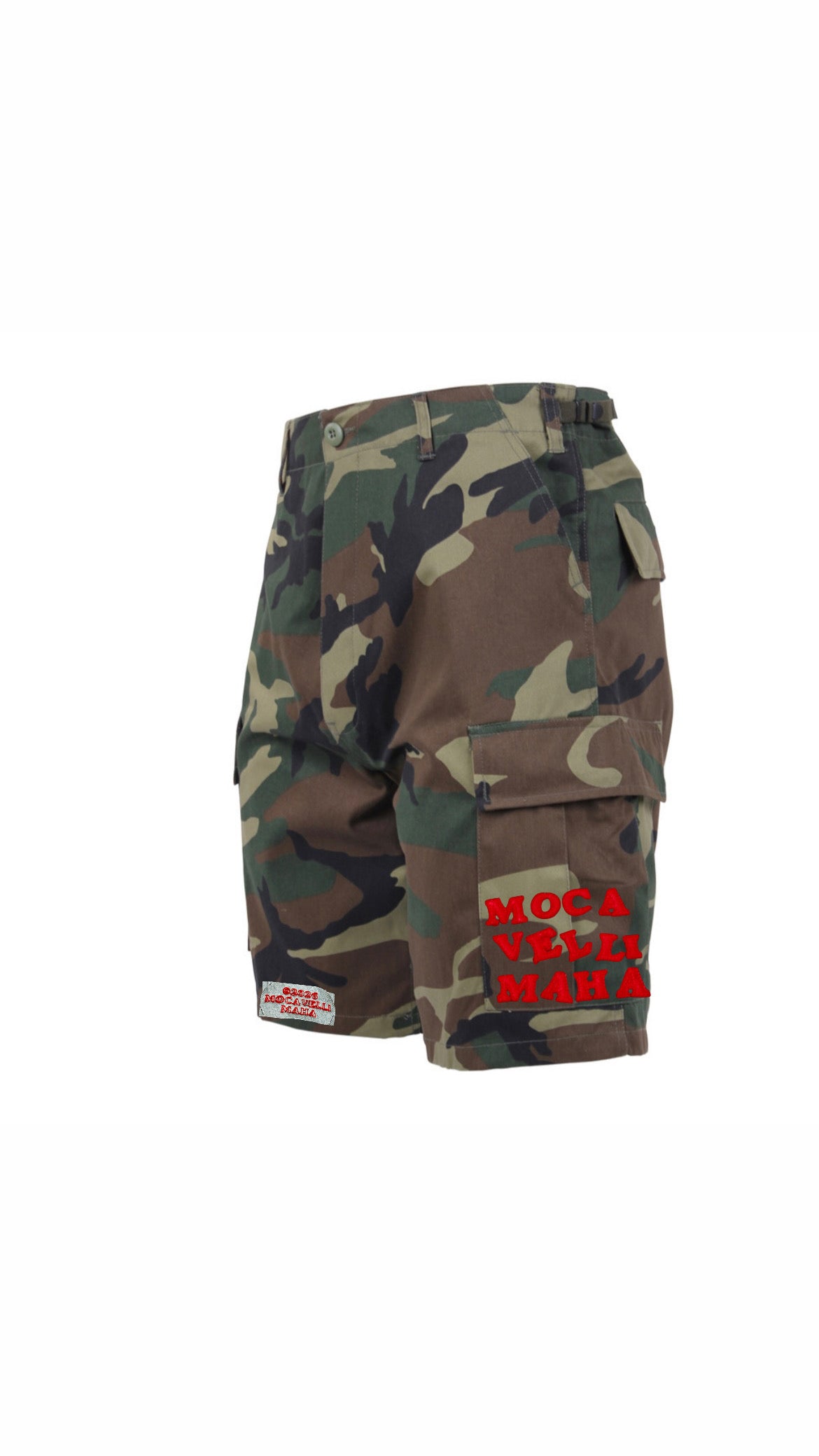 “Sergeant” MOCAsaic Camo Shorts (UNISEX)