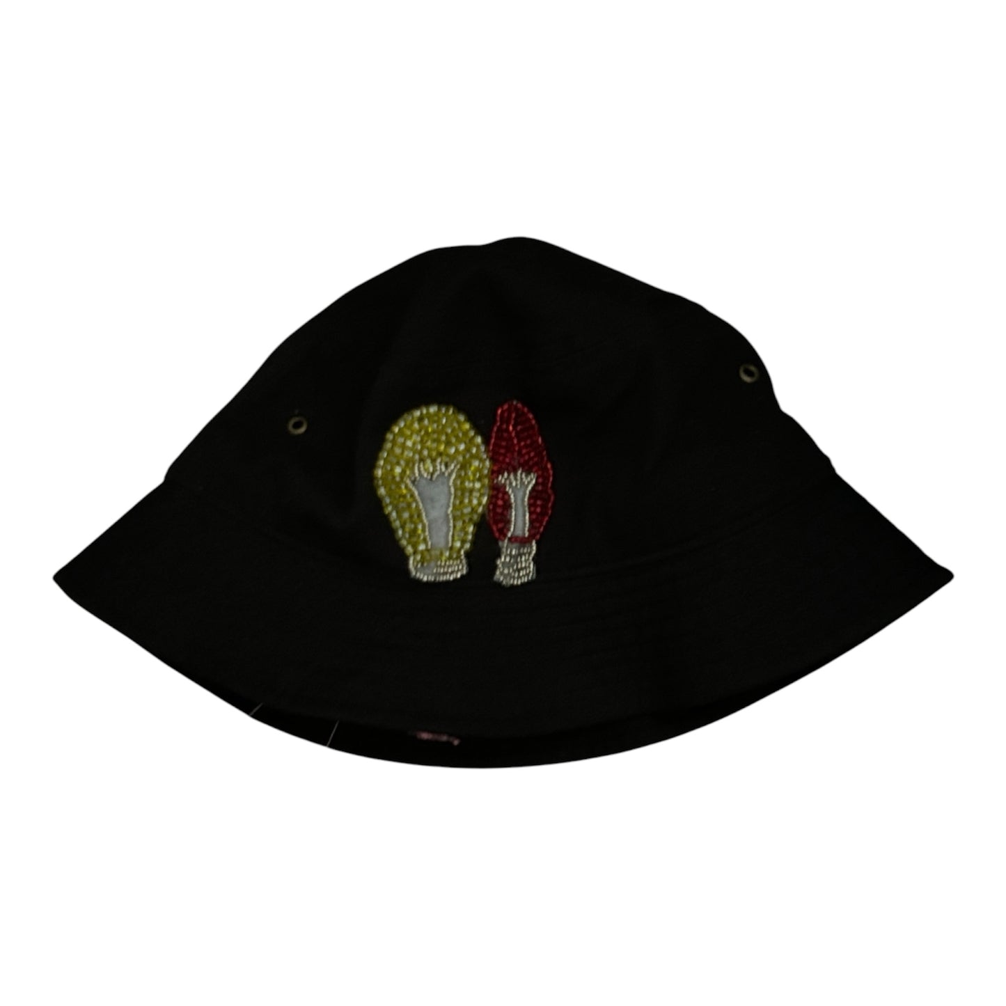 Mahanians Beaded Bucket Hat (BLACK)