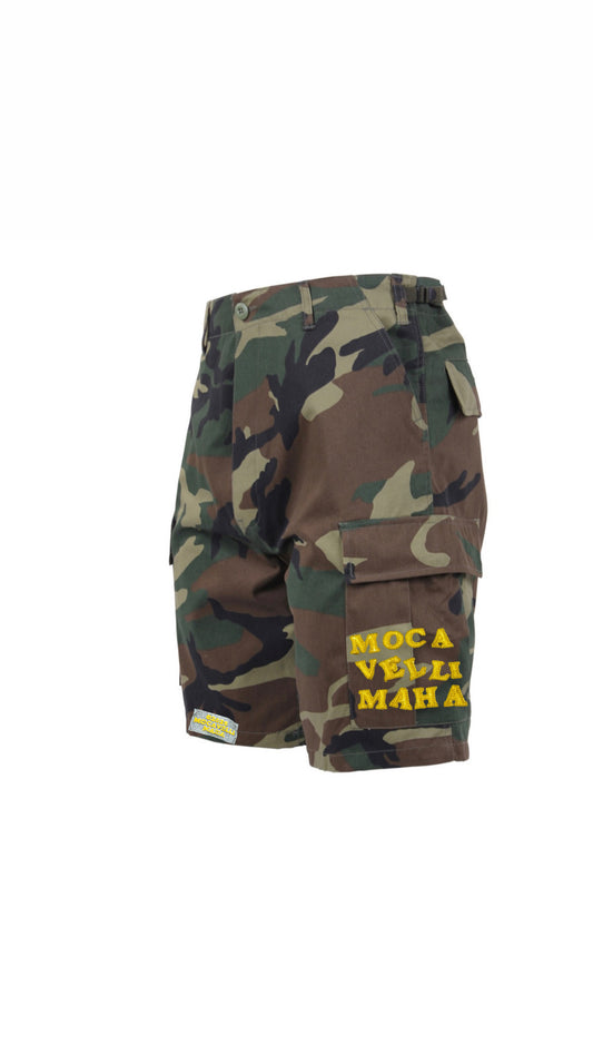 “Sergeant” MOCAsaic Camo Shorts (UNISEX)