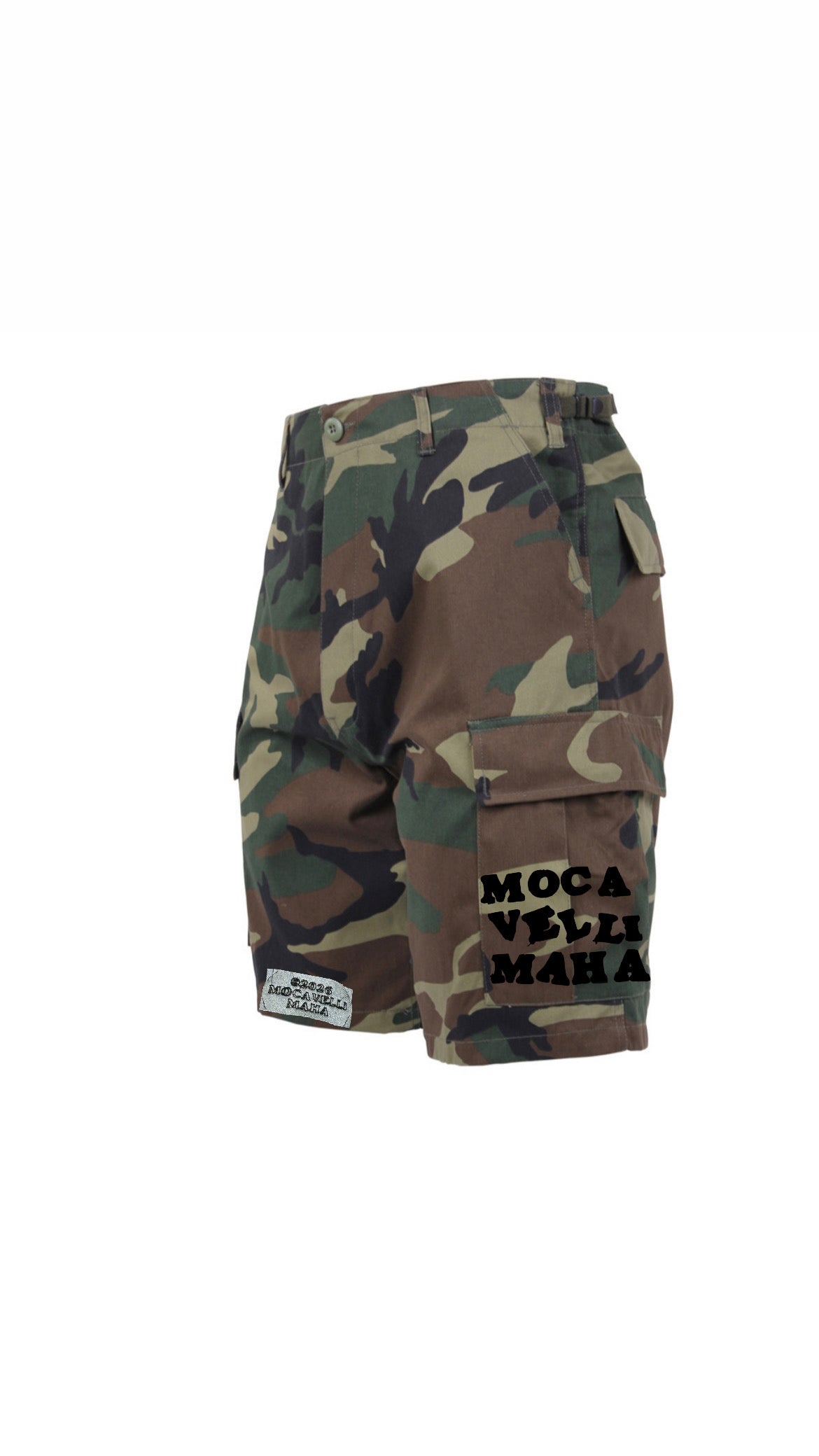 “Sergeant” MOCAsaic Camo Shorts (UNISEX)