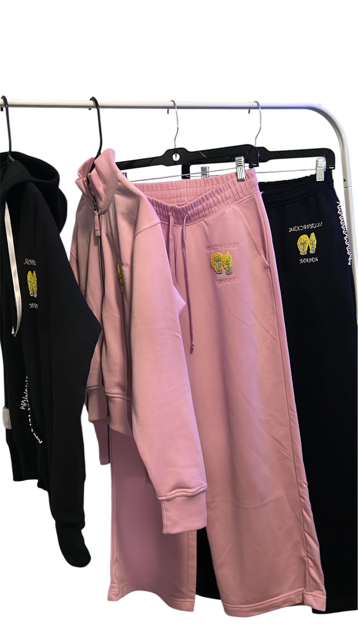 Mahanians Beaded Logo Set ( Mock Neck)