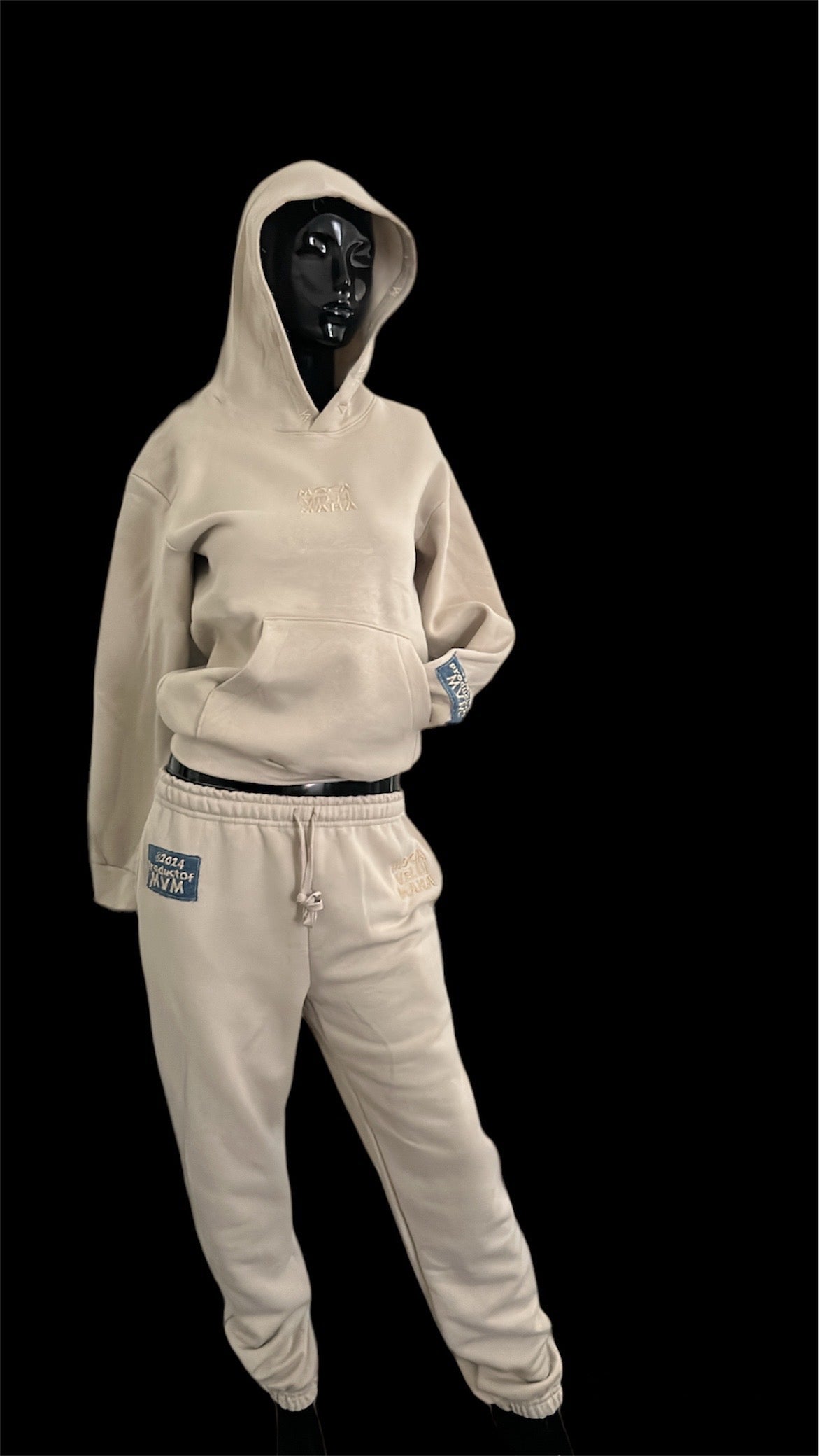 MVM Embroidered Pullover Set (BONE)