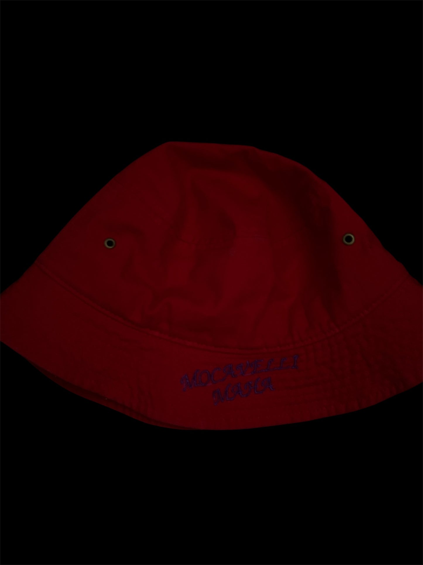 Mahanians Beaded Bucket Hat (RED)