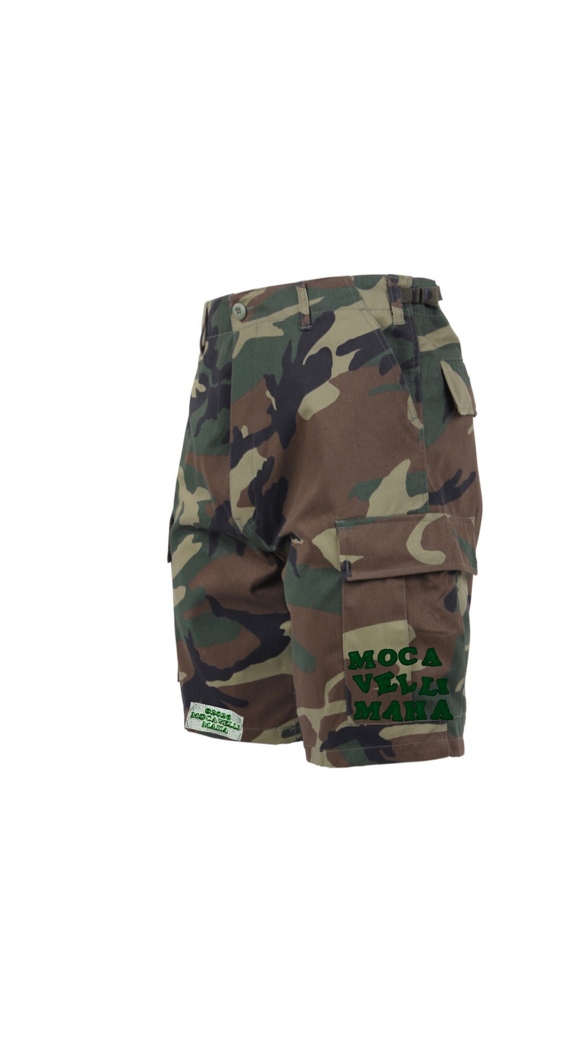 “Sergeant” MOCAsaic Camo Shorts (UNISEX)