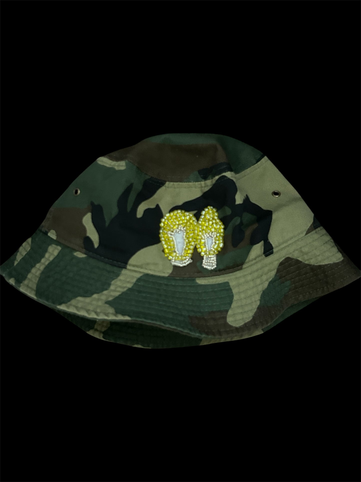 Mahanians Beaded Bucket Hat (CAMO)