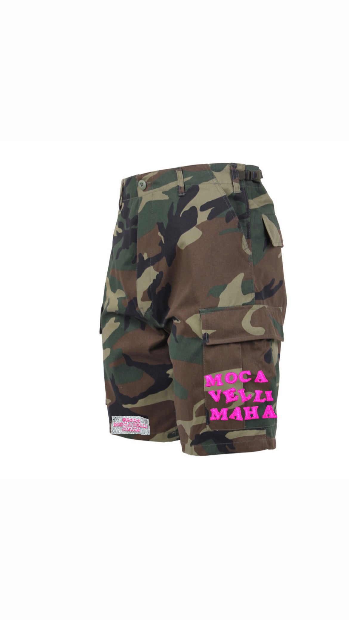 “Sergeant” MOCAsaic Camo Shorts (UNISEX)