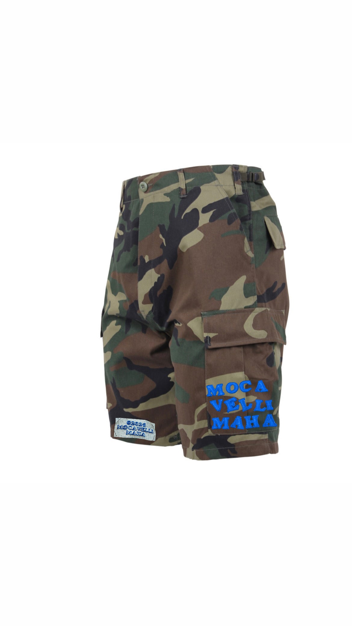“Sergeant” MOCAsaic Camo Shorts (UNISEX)