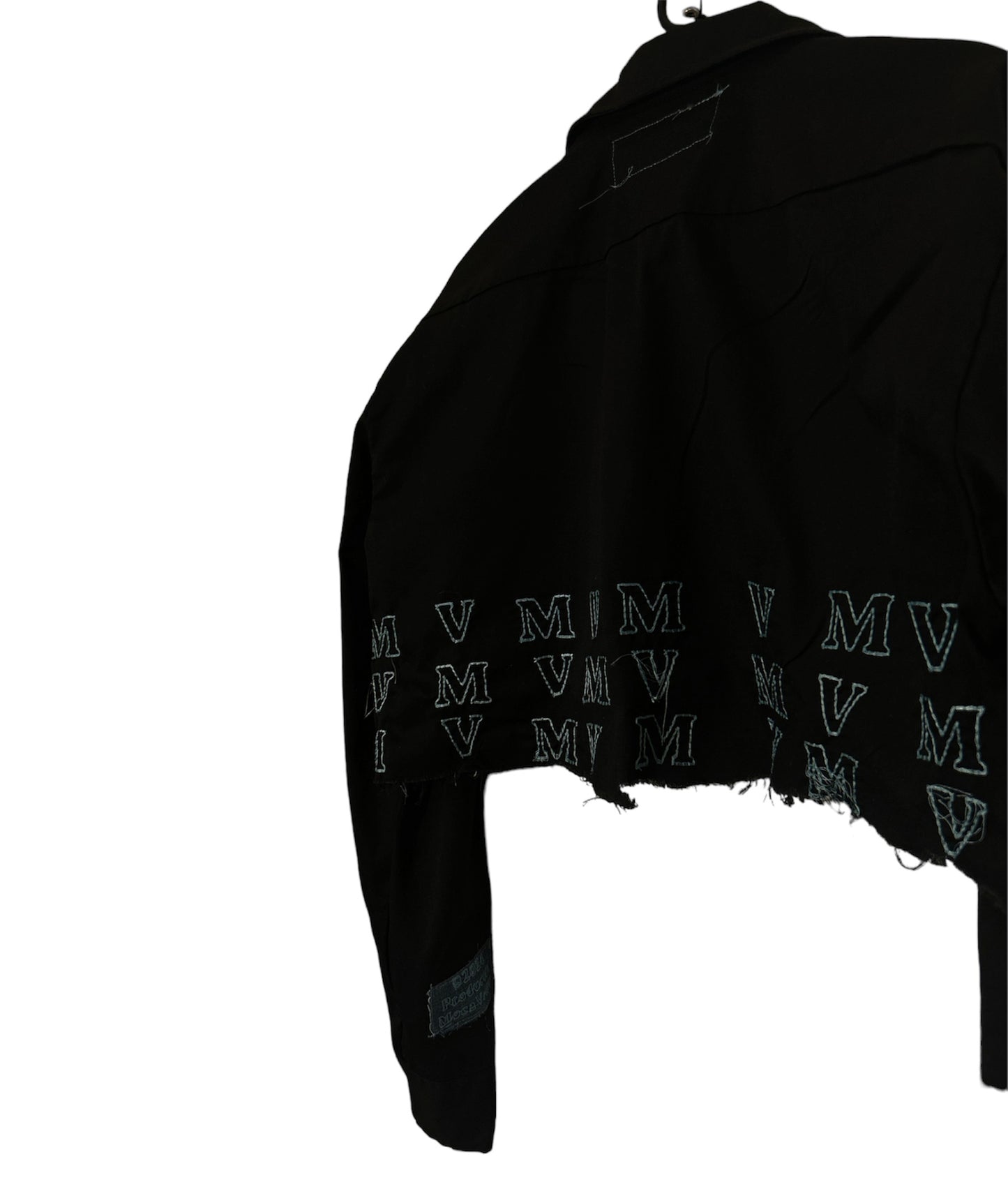 MVM Embroidered Cropped Button Up(long-sleeve)