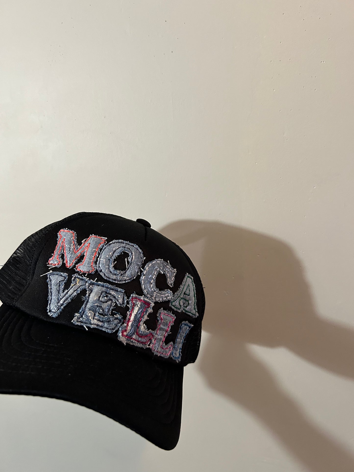 Mocasaic Denim Trucker (multicolored stitching)