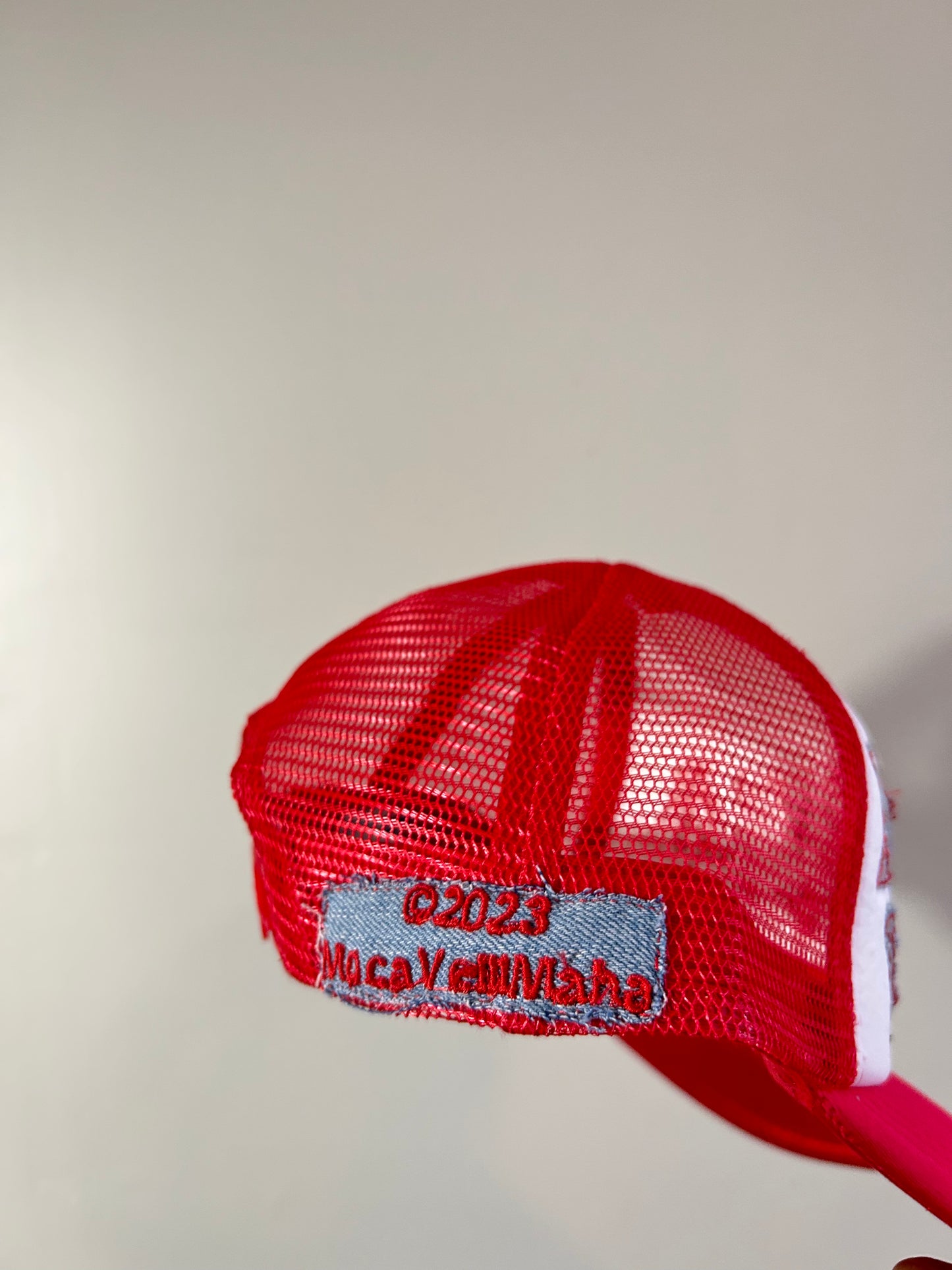 Mocasaic Denim Trucker(RED)