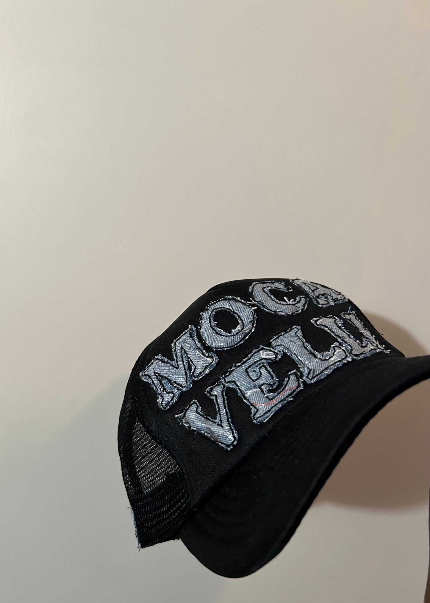 Mocasaic Denim Trucker( black stitching)