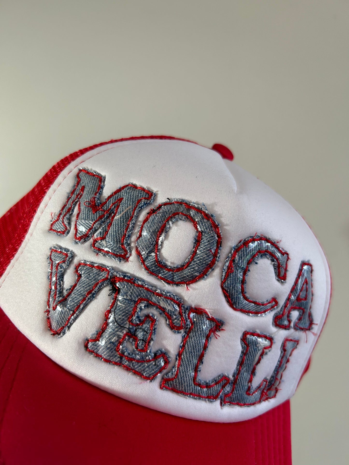 Mocasaic Denim Trucker(RED)