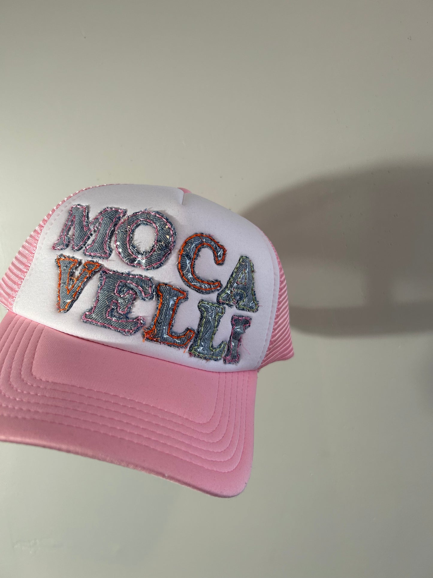 Mocasaic Denim Trucker (Rainbow Sherbet)